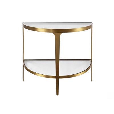 36'' W Glass Console Table