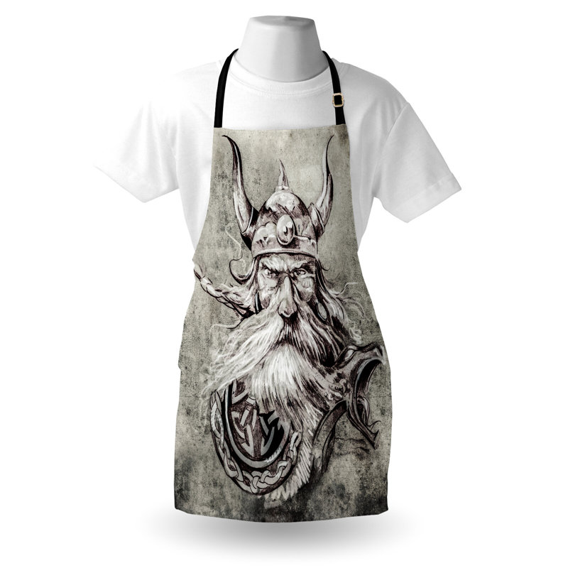 No Pattern Bib Apron