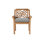 Monterey Fabric Mission Back Arm Chair