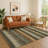 Premium Machine Washable Medena AMF1865 Stripes Rug-688428462