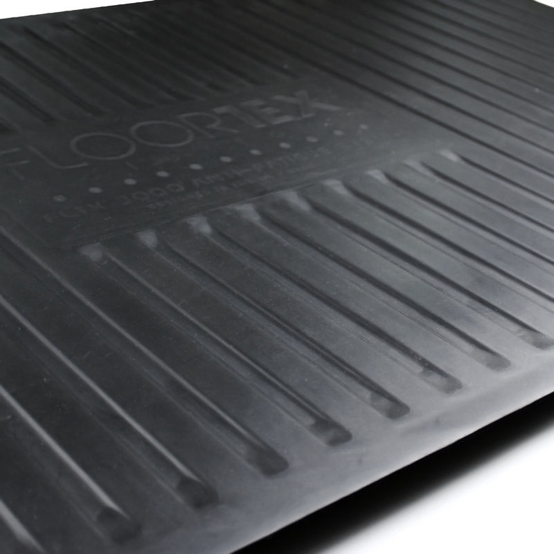 Anti-Fatigue Standing Comfort Mat - Floortex, Black, Rectangle 50" x 80"