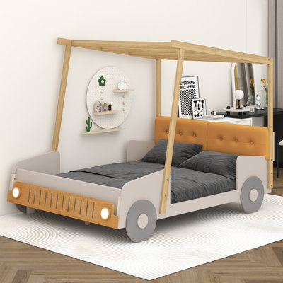 Car Bed With Pillow, Ceiling Cloth 