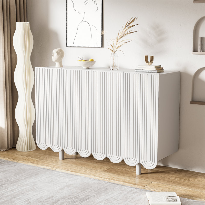 Conchata 120cm Sideboard, White