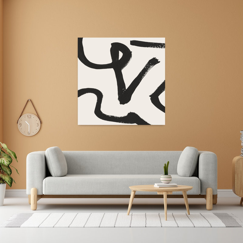 Art contemporain contemporain abstrait, H 48 po x l 48 po