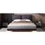 Lit plateforme tapissier gris avec capteur et 2 dossiers-259419133-259419131