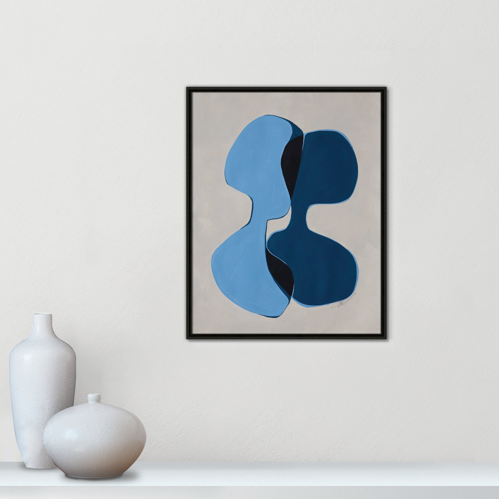 In Unity Collection "In Unity I" Print, Espresso Framed, 29.5" H x 23.5" W x 2" D