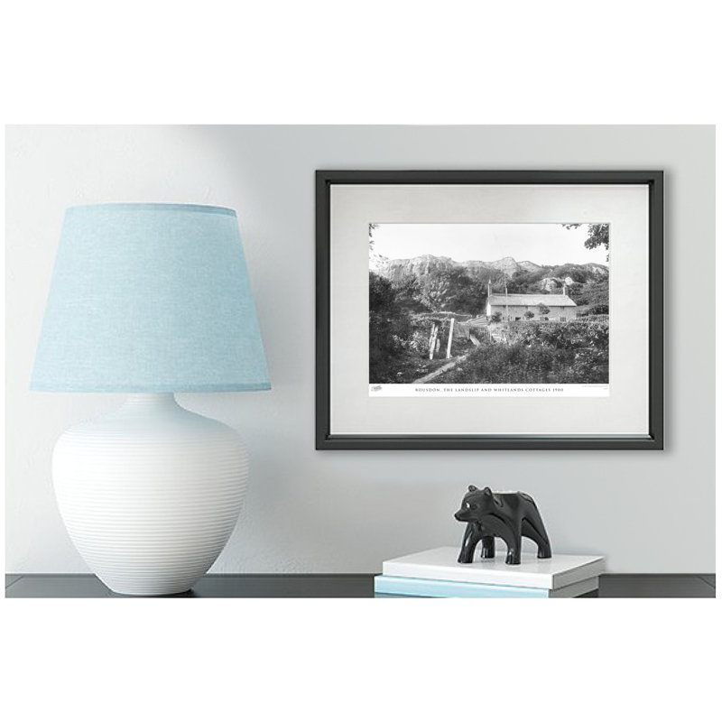 Rousdon, The Landslip And Whitlands Cottages 1900 by Francis Frith - Single Picture Frame Print, 60cm H x 80cm W x 2.3cm D