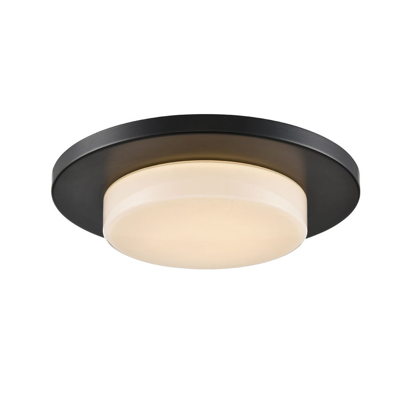 Plafonnier encastré en verre Zyanne Vodka, H 2,5 po x l 17 po x P 2,59 po