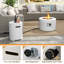  40,000 Btu Outdoor Fire Pit Table Set W/ Tank Holder Stainless Steel Burner