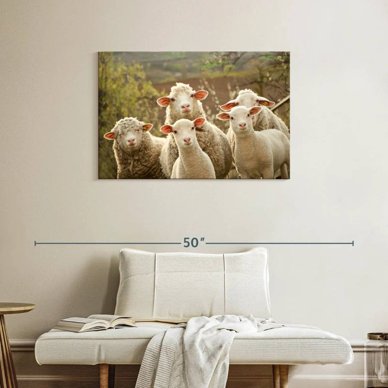 Stunned Sheep, 24" H x 36" W