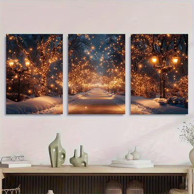 3 Piece Wrapped Canvas Print