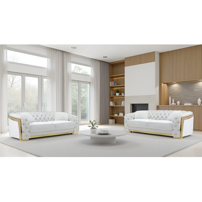 Valencia Ivory Sofa Set Of 2