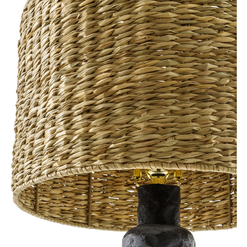 Lampe de table Camryn, Noir, noir, noir, noir