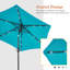Parasol de marché éclairé 7 pi 6 po Acworth-591630928