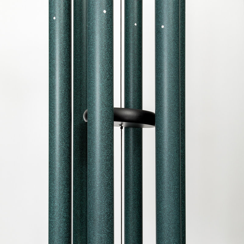 78-Inch Green Aluminum Outdoor Wind Chime