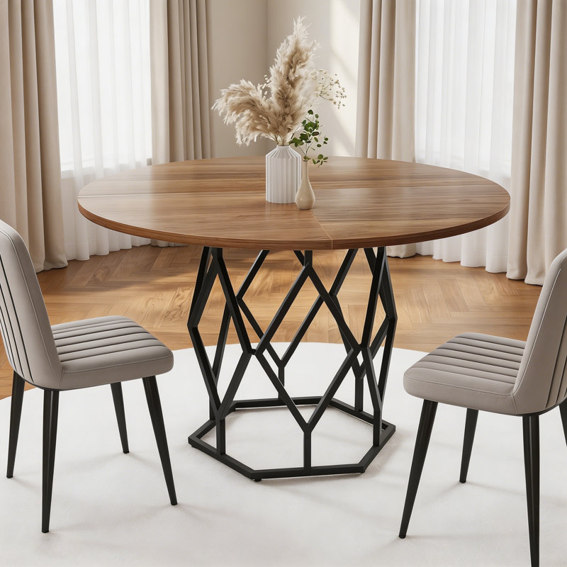 Dining Table with Iron Base