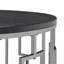 Table basse ronde - Chrome - 36 po