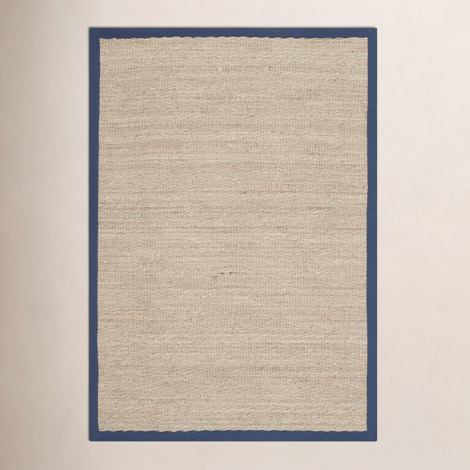 Natural Blue Seagrass Rug, Rectangle 8' x 10'