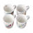 Lenox Butterfly Meadow Flutter 4 Piece Coffee Mug Set