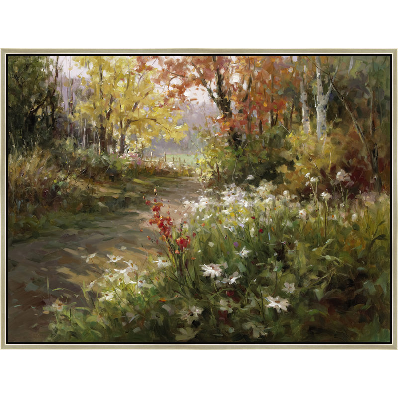 Path Of Autumn Light Print, Brown, 50" H x 74" W
