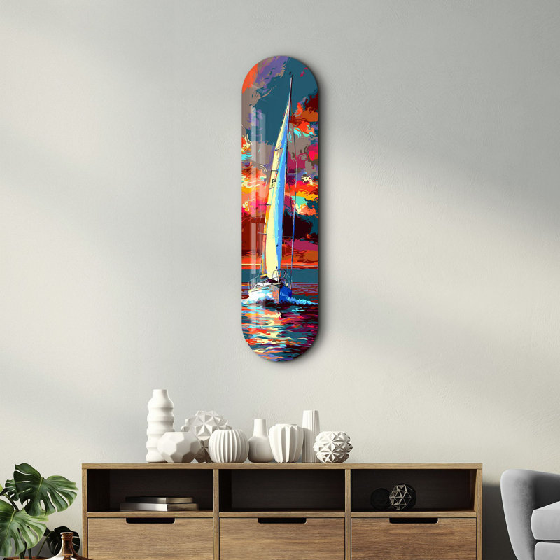 Peinture décorative en verre trempé