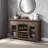 56"Rustic Multi‑Functional Wine Sideboard Cabinet