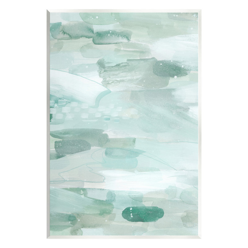 "Horizontale verte", art mural par Grace Popp, H 15 po x l 10 po