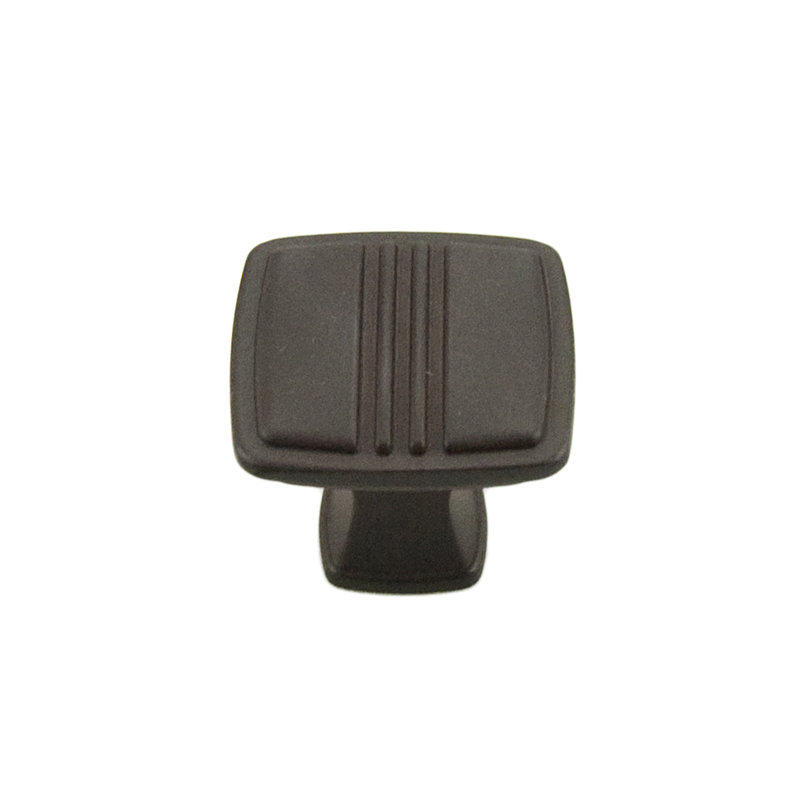 Alder Square Knob, Oil Rubbed Bronze