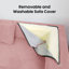 Canapé-lit rembourré 78,8 po en velours côtelé avec accoudoirs et coussin-364093999