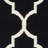 Rodgers Hand Woven Flat Weave Wool/Cotton Geometric Rug in Black/Ivory-502253994