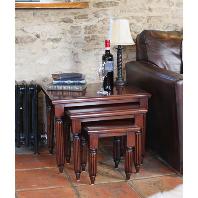 Christien Solid Wood Four Leg Coffee Table