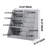Kids Bookcases With Storage, Gray Mdf Modern Organizer For Playroom