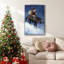 A Cowboy Christmas, reproduction d'art sur toile-2080144383-2080144323