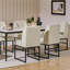 Chaise parsons en lin Bortman
