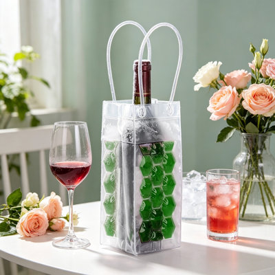 Water Bottle Reusable Gel Wine Bottle Cooler Sleeve Multi Color Portable Fast Chill Ice Bag Reusable Flexible Insulated Coolings Cover For Bottles 100ml