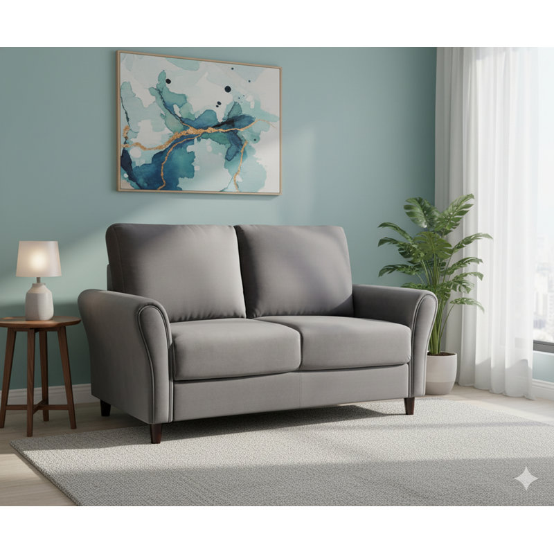 Canapé Patricia, Grey Polyester