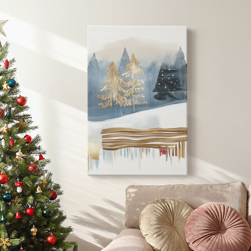 Art des Fêtes de Noël - Toile tendue avec châssis CCLxxxl, H 48 po x l 32 po