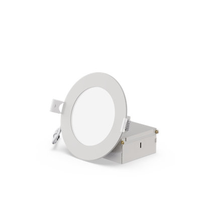 4" Slim Recessed LED, 9W, 2700K Soft White, Dimmable