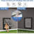 Large Dog Door for Wall, Weatherproof Pet Door for Cats and Dogs Up to 100 lb, Durable, Telescoping Tunnel, Snap-in Closing Panel Included (Large)
