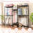 Heavy Duty Freestanding Garment Rack with Adjustable Shelves and Rails