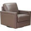 Fauteuil pivotant en cuir Vivienne-309101533