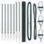 160cm H x 1000cm W Metal Border Fencing