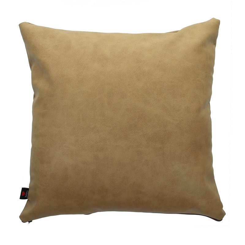 Chaidez Square Cushion, 28cm H x 28cm W x 14cm D, Walnut Brown