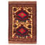 Tapis brun clair 3 pi 1 po x 4 pi 7 po Miruna