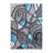 Sioar Blue/Gray Abstract Design Accent Area Rug-102003415