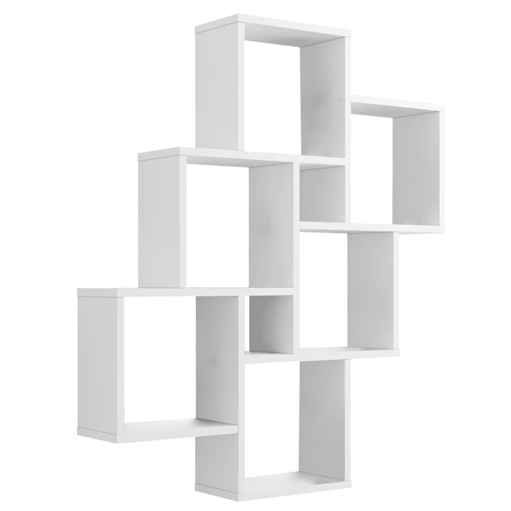 FMD Wall-mounted Shelf with 8 Compartments