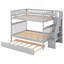 Lit superposé double avec lit gigogne et escalier-1263597465-1263597467