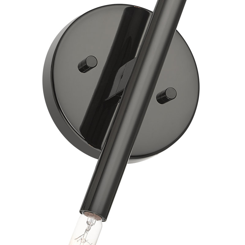 Dudden Steel Candle Wall Light