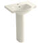 Veer™ Ceramic Pedestal Bathroom Sink with Overflow-10942341-46044464-19195676