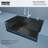 Karran Matrix 33" Top Mount Workstation 16 Gauge Single Bowl Stainless Steel Kitchen Sink in Gunmetal Grey with Accessories